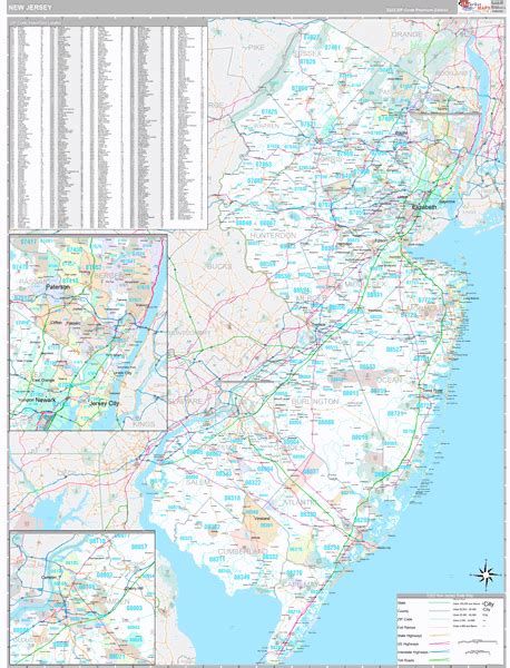 Zip Code Map New Jersey